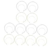 PACKOVE 12pezzi Fasce per Capelli in Metallo Doppia Corona Eleganti e Moderne per Donne Adatte Cosplay Halloween e Feste in Maschera Non Si Deformano Facilmente e Sono Facili da Indossare