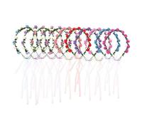 PACKOVE 15 Pezzi copricapo di fiori artificiali parrucche Accessorio per nuziali copricapo da donna fascia da sposa vite per da sposa Accessori per vergella