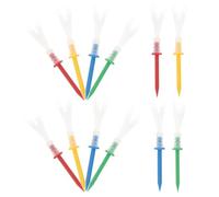 PACKOVE 16 Pezzi Tee da Golf in Plastica Resistente per Prestazioni Costanti e Oltre 100 Colpi, Tee Professionali per Allenamento e Gioco su Campo da Golf Colore Casuale