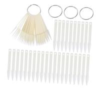 PACKOVE 160 Pezzi Schede per Unghie Falsi Espositore per Nail Art con Palette per e Personale per e Etichettare Smalti