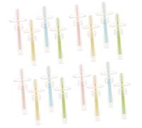 PACKOVE 16pezzi Spazzolini Da Per Ragazzo Ragazza Con Base Ad Aspirazione Di Spazzolini Per Allenamento Per Ragazzo Ragazza Da Mesi Succo Di Frutta Morbidi e Sicuri Per e Gengive