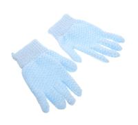 PACKOVE 1paia Guanto Esfoliante Microfibra Per Doccia Massaggio Rilassante e Pulizia Profonper Uomo e Donna Per Uso Quotidiano e Viaggi