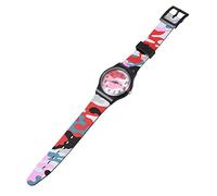 PACKOVE 1pezzi Orologio Da Polso Per Ragazzo Ragazza Stile Cartoon Camouflage Orologio Leggero e Facile Da Leggere Per Scuola e Viaggi Cinturino Confortevole e Sicuro Per Piccoli