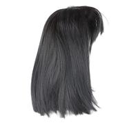 PACKOVE 1pezzi Parrucca Corta Con Frangia Per Donna Parrucca Da Tutti i Giorni Alta Temperatura Copricapo Alla Moda Con Frangia Lunga Fino Alle Spalle