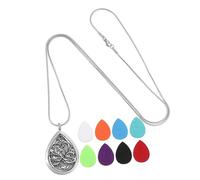 PACKOVE 1Set Collana Inossidabile con Pendentper Diffusione Essenziali per Amanti Della Nasoterapia Leggera