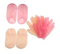 PACKOVE 1set Maschera Idra-morbida Per Mani e Piedi Silicone Di Calzini e Guanti Esfolianti Per Secca Trattamento Idratante Per Completa Della Comfort Ergonomico e Protezione