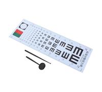 PACKOVE 1set Strumento Di Esame Della Vista Portatile Per Test Visivi Kit Completo Per Adulti E Ragazzo Ragazza Con Tabella Per Myopia Occlusore Oculare E Puntatore Manuale Per Uso Familiare E Clinico