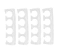 PACKOVE 2 Paia Strumenti Per Manicure Divisore Per Le Dita Correttore Separatore Delle Dita Divisorio Per Dita in Silicone Divisore Della Punta Divaricatore Transparent Gel Di Silice