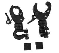 PACKOVE 2 Pezzi accessori di canna Portacanne per carrozzina Accessori per scooter elettrici da passeggio anziani della portaoggetti per canna plastica Black