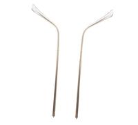 PACKOVE 2 Pezzi Accessori Per La Copertura Del Piede Per Gli Occhiali Gambe Di Ricambio Delle Tempie Coprigambe Per Occhiali Braccio Di Ricambio Per Occhiali Bracci Sostitutivi Lega D'oro