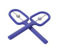 PACKOVE 2 Pezzi Allenatore la Punta della Lingua a Forma di U per Esercizi Orali, Correttore del Linguaggio Compatto in Plastica Blu, Adatto per Uso Clinico e Mobilità