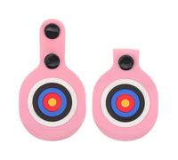 PACKOVE 2 Pezzi Cuscinetto per Arco in Gomma Rosa Design e Facile Installazione per Migliorare la Precisione nel Tiro Arco e Allenamenti All'aperto