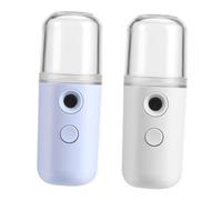 PACKOVE 2 Pezzi Dispositivo di idratazione facciale umidificatore spray spruzzatore mini umidificatore nebulizzatore di bellezza umidificatore d'aria addominali Blu