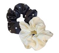 PACKOVE 2 Pezzi elastico per con strass elastici di strass Porta della coda di cavallo colore di grandi dimensioni elastici per folti da donna elastici per le donne tessuto