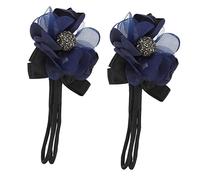 PACKOVE 2 Pezzi elastico per elastici per chiari modellati piccoli elastici per cravatta per da donna Women Hair Band tessuto