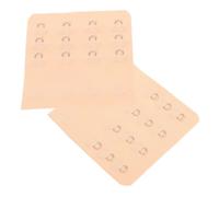 PACKOVE 2 pezzi Estensione Reggiseno Elasticizzata Chiusura File Ganci Cuciture Accessori Comfort per Aumentare La Circonferenza Del Reggiseno