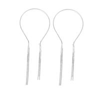 PACKOVE 2 Pezzi fascia di diamanti ingioiellato accessori per da sposa per le donne moda copricapi di cristallo fascia per con nappa di strass ferro Silver