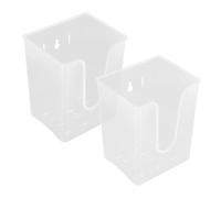 PACKOVE 2 Pezzi Fioriera da Parete Trasparente per Orchidee 15, 5x12, 7x10 | Plastica, per Verticali e Ambienti Interni, per Piante da Esterno e Appassionati di Orchidee