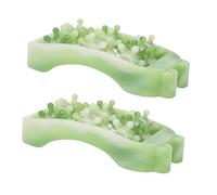 PACKOVE 2 Pezzi massaggiante pressione massaggiatore riflessologia del piede attrezzo massaggiatori manuali per i piedi strumenti di massaggio rulli per pediluvio pvc