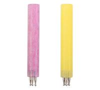PACKOVE 2 Pezzi Penna per Nail Art Punta a Pallino per Disegni a Forma di Petalo, Strumento Professionale in Metallo e Plastica per Decorazioni Unghie a Casa e Salone