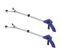 PACKOVE 2 Pezzi Pickup Della Spazzatura Pinza Raccoglitore Di Rifiuti Pieghevole Acchiapparifiuti Strumento Per La Raccolta Dei Rifiuti Il Ritiro Grabber Raccoglitori Preda Raggiungere Blu