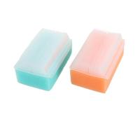 PACKOVE 2 Pezzi Spazzola Per Shampoo Per Pettini Da Massaggio Per Donna Spazzola Per Massaggi Per Spugne Da Bagno Per Neonati Pettine Della Crosta Lattea Spugna