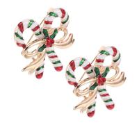 PACKOVE 2 Pezzi Spille Natalizie in Lega Design Cartone Animato per Decorare Camicie e Cappelli, Accessori Natalizi Unici per Serate e Appuntamenti