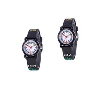 PACKOVE 2 Pz i bambini guardano funlicht divertente orologio dell'insegnante del tempo orologio impermeabile orologio per bambini impermeabile Gli studenti guardano Cartone animato alunni
