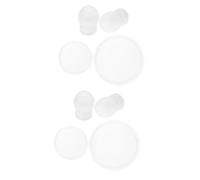 PACKOVE 2 Set diaframma dello Accessori suggerimenti sostituzione degli auricolari orecchie diaframma di ricambio coperchio della campana Gel di silice bianca
