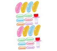 PACKOVE 2 Set Spremi Dentifricio Chiave Bagno Dosatore Spremiagrumi Squeezer Del Tubo Stretta Spremere Il Dentifricio Tubi Spremi Tubetti Di Dentifricio Semplice Plastica 10 Pezzi * 2