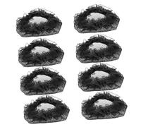 PACKOVE 20 Pezzi Accessori per Copertina elastico infermiera Maglia signore donna retine per chignon da ballo Copertura dei Porta del panino tessuto Black