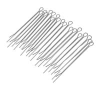 PACKOVE 20 Pezzi Clip Fermastoppino in Metallo Nero per Candele Presa Salda e Leggerezza per Centraggio Stoppino Fai da Te e Creazione Artigianale