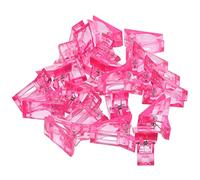 PACKOVE 20 Pezzi Fermaglio Per Unghie Punta Dell'unghia Suggerimenti Clip Per Unghie Strumento Per Unghie Per Manicure Morsetti Per L'estensione Delle Unghie Dito Rosa Addominali