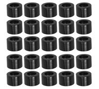 PACKOVE 20 Tappi per Bottiglie di Olio Essenziale in Pp con Foro, Coperchi di Ricambio Neri Lisci per Diffusori Aromatici, Chiusura Ermetica Anti-Perdita, Compatibili con Colli da 28 Mm