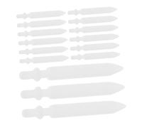 PACKOVE 24pezzi Punte Di Ricambio Bianche Per Pennarelli Vernice Acrilica Punta Fine Da Realizzate in Nylon Resistente Per Schizzi e Dipinti Dettagliati Su Vari Supporti