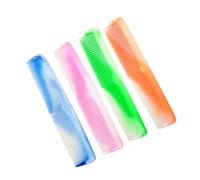 PACKOVE 25pezzi Pettine di Plastica per Taglio di Capelli Pettine da Parrucchiere per Styling Spazzola per Capelli Doppio Uso in Colori Misti Leggero e Resistente per Uso Colore Casuale