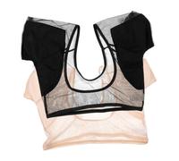 PACKOVE 2pezzi Assorbenti Per Ascelle Da Donna Gilet Antisudore Per Canottiera Materiale in Chinlon Delicato Sulla Traspirante Per Stagione Calda e Attività All Aperto