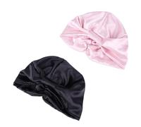 PACKOVE 2pezzi Cuffie Da Notte in Raso Cappelli Per Di Cuffie Per Dei Cappelli Per Dormire e Per Doccia