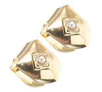 PACKOVE 2pezzi Denti Dorate in Rame Accessori per Denti da Rapper Design Unico per Look per Vari Outfit