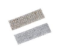 PACKOVE 2pezzi Forcine Per Capelli Donna in Lega Fermagli Strass Fermaglio Scatto Per Capelli Adatto Feste e Banchetti Accessorio Per Fotografia