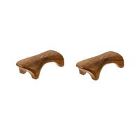 PACKOVE 2pezzi Gua Massaging Tool Wood Creative Scraping Board for Full Body Massage for Acupoint Therapy and Relaxation and Practical Design Home Use