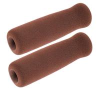 PACKOVE 2pezzi Impugnature Antiscivolo Per Manico Bastone Da Passeggio in Spugna Morbida Marrone Comfort e Protezione Per Mani Anziani e Chi Usa Stampelle