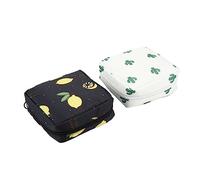 PACKOVE 2pezzi Mini Custodia Per Assorbenti Interni Organizer Per Cosmetici Borsa Portaoggetti Custodia Per Adatta Per Viaggi e Quotidiano