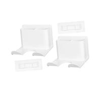 PACKOVE 2pezzi Porta Asciugacapelli Da Muro Organizer Per Phon e Strumenti Per Supporto Adesivo Per Bagno Design Salvaspazio e Facile Da Installare Per Parrucchieri e Uso Domestico