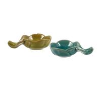 PACKOVE 2pezzi Portacandele Ceramica Per Oli Essenziali Vassoio Decorativo Stile Retro Versatile Per Spa e Bellezza Facile Da Pulire Colori