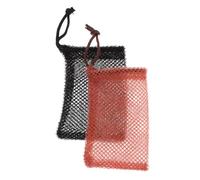 PACKOVE 2pezzi Sachetto Per Saponetta in Rete Di Nylon Cordino Per Appendere Per Bagno Per Creare Schiuma Di Sapone Comodo e Sicuro