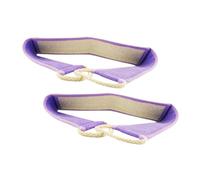 PACKOVE 2pezzi Scrubber Esfoliante Per Schiena Luffa Naturale Violetto Spugne Per Doccia Con Manici Massaggio Rilassante e Pulizia Profonda Della Per Tutti Tipi