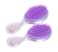 PACKOVE 2pezzi Spazzola Per Portatile Piccola Spazzola Districante Per Da Ragazza Design Carino e Adatto Per Uso Domestico e Viaggio Realizzata Materiali Sicuri Qualità