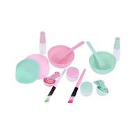 PACKOVE 2set Strumenti Per Maschere Facciali Ciotola in Silicone Per Mescolare Pennello e Cucchiaio Dosatore Spugnetta Detergente Spray e Stick Kit Per Donne e Ragazze