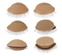 PACKOVE 3 Paia Stampo Per Ciglia Pratica Le Palpebre Per Le Estensioni Delle Ciglia Palpebre Sostituibili Palpebre Per La Pratica Delle Ciglia Frustata Gel Di Silice